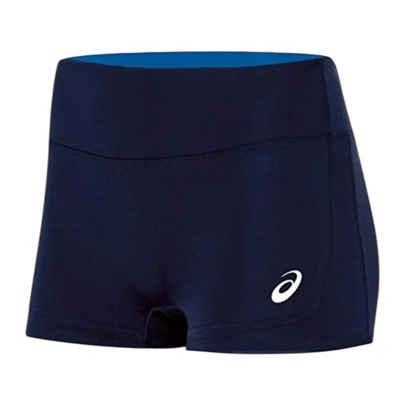 ASICS Women's Deep Blue Athletic Shorts - Picture 6 of 6